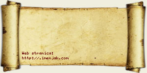 Isak Rajković vizit kartica